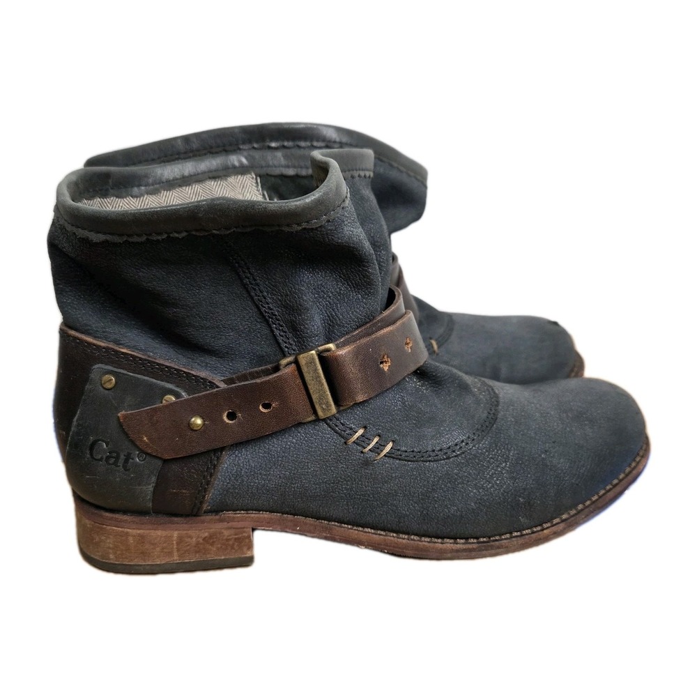 cat caterpillar womens Blue Rita Strap Ankle‎ boots Size 7.5